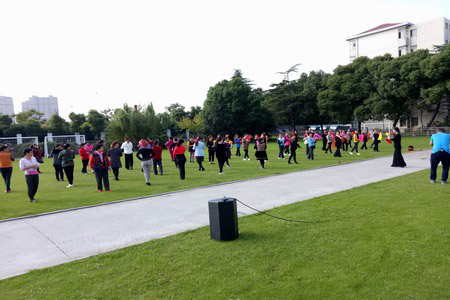 常州市一线社会体育指导员轮训（钟楼站健身秧歌项目）隆重举行