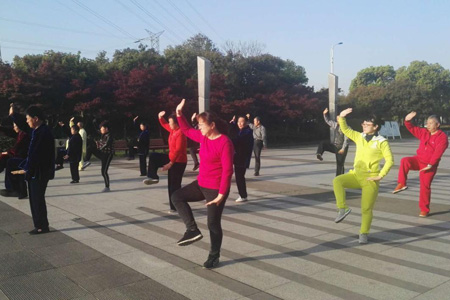 常州钟楼区西林街道开展太极拳培训活动
