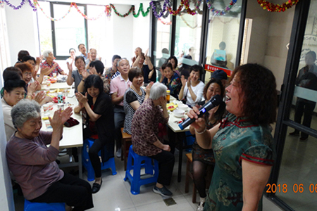 常州钟楼  结对养老“1+1” 晚年生活更温情