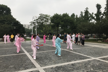 钟楼区老年体协赴街道调研太极之乡创建工作