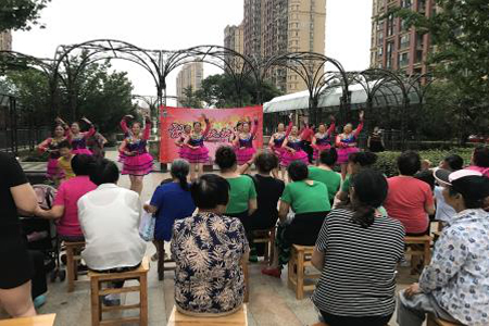 常州钟楼   看社区天天乐 享受文化大餐