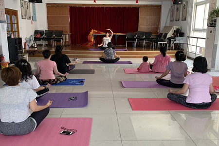 常州钟楼  中意社区瑜伽公益课开课啦