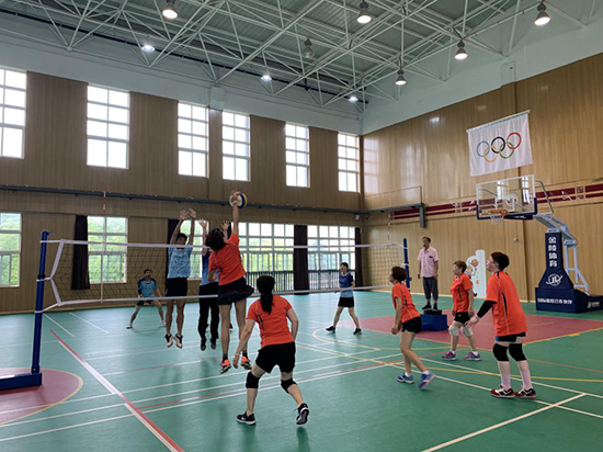 小小气排球 玩出老年乐